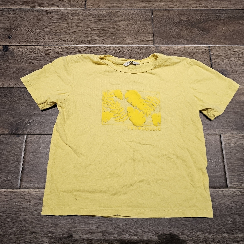 Beba Kids Yellow Tropadelic Tee Size 6 Fits 5T